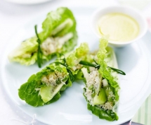 Nems de crabe au kiwi et pomme verte Nems de crabe au kiwi et pomme verte